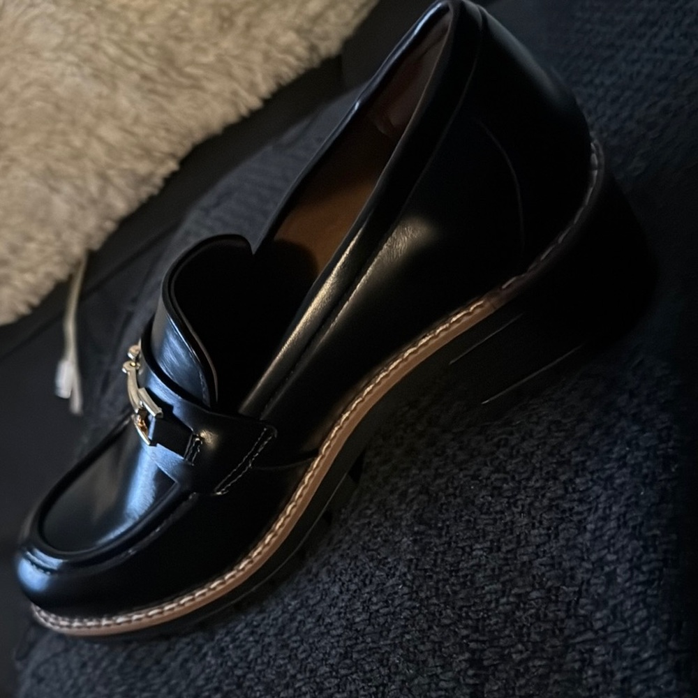 Womens Black Loafers